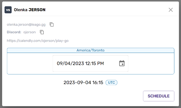 Scheduling Picker Basic